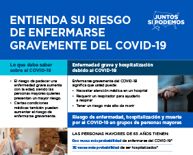 Know Your Risk for Severe Illness From COVID-19 — Spanish 