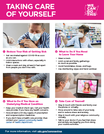 Taking Care of Yourself Flyer 