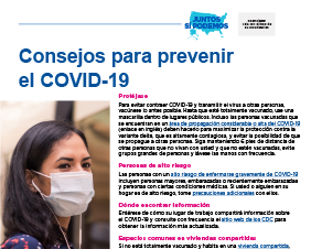 Tips to Slow The Spread of COVID-19 for Community Health Workers — Spanish