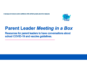 Parent Leader Meeting in a Box
