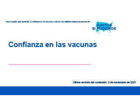 Vaccine Confidence Presentation for Latino Audiences — Spanish