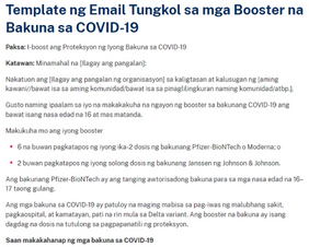 Email Template Tagalog TN.