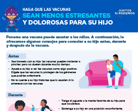 Make Vaccine Shots Less Stressful and Painful for your Child — Spanish