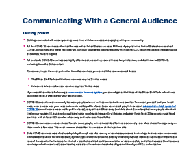 Communicating With a General Audience