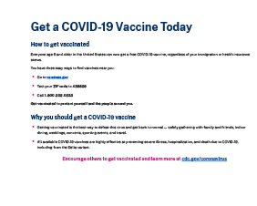 Get a COVID-19 Vaccine Today
