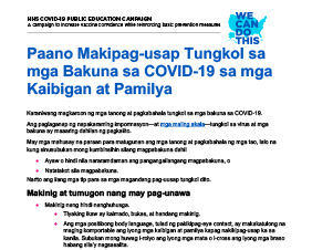 How to Talk About COVID-19 Vaccines With Friends and Family  — Tagalog