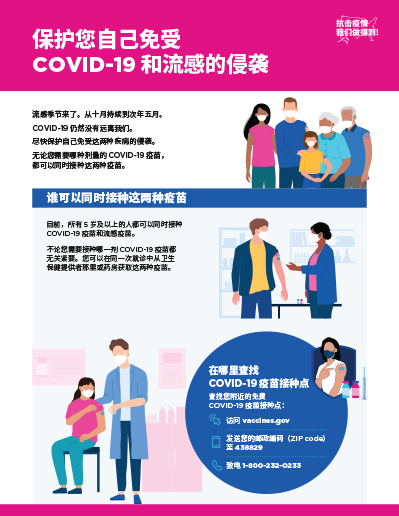 Protect Yourself From Both COVID-19 and the Flu  — Simplified Chinese