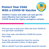 Protect Your Child With a COVID-19 Vaccine