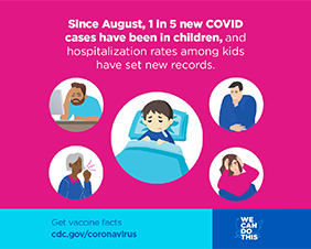 1 in 5 COVID Cases Have Been in Children