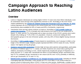 Campaign Approach to Reaching Latino Audiences