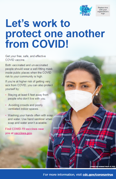 Let’s work together to stop the spread of COVID-19