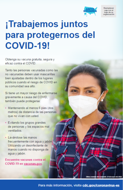 Let’s work together to stop the spread of COVID-19 — Spanish