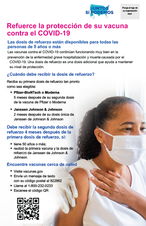 Give Your COVID-19 Vaccination Protection a Boost — Spanish