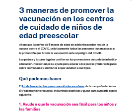 3 Ways School Leaders Can Promote COVID-19 Vaccination — Spanish