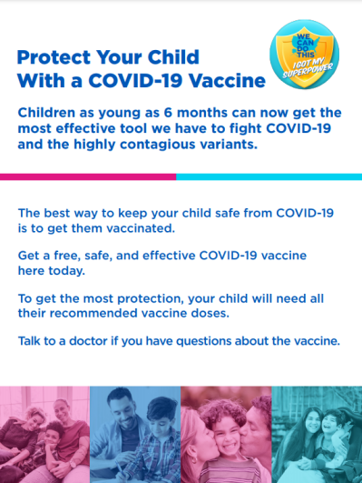 Protect Your Child With a COVID-19 Vaccine Latino