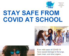 Stay Safe From COVID at School