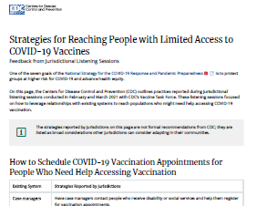 Reaching Populations with Limited Access | CDC (PDF) 