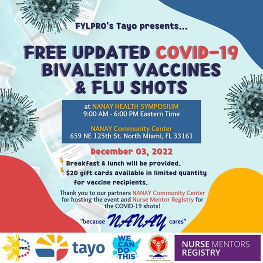 COVID Vaccine Clinic at the NANAY Health Symposium in Miami