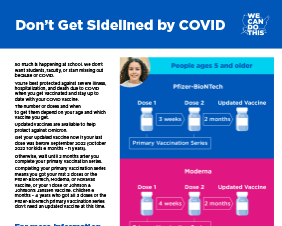 Don't Get Sidelined by COVID