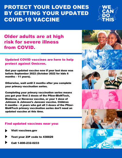 Protect Your Loved Ones by Getting Your Updated COVID-19 Vaccine