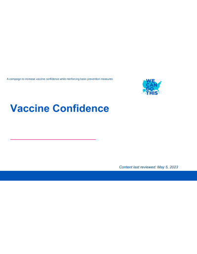 Vaccine Confidence Presentation for Latino Audiences 