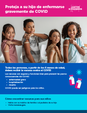 Protect Your Child From Getting Very Sick With COVID  — Spanish