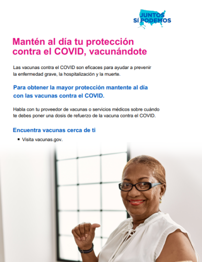 Keep Up Your COVID Vaccination Protection — Spanish