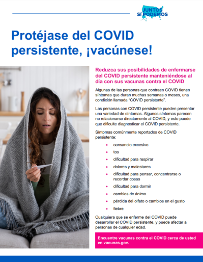Protect Yourself From Long COVID: Get Vaccinated — Spanish