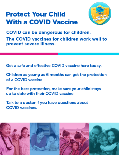 Protect Your Child With a COVID-19 Vaccine American Indian